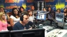 Demi on Kiss FM rocking her new hat (128)