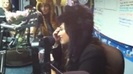 Demi on Kiss FM rocking her new hat (144)