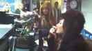Demi on Kiss FM rocking her new hat (145)