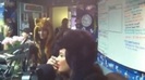 Demi on Kiss FM rocking her new hat (163)