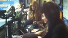 Demi on Kiss FM rocking her new hat (174)
