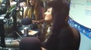 Demi on Kiss FM rocking her new hat (179)