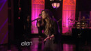 Demi Lovato Performs Skyscraper on the Ellen Show (658)