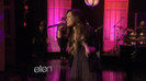 Demi Lovato Performs Skyscraper on the Ellen Show (660)