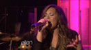 Demi Lovato Performs Skyscraper on the Ellen Show (696)