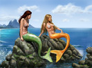 pensive_mermaids_on_rocks_by_dashinvaine-d4lujla