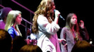 Demi Lovato Skyscraper live at Souncheck (1332)