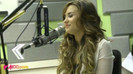 Demi Lovato In-Studio - Z100 New York (49)