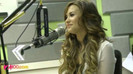 Demi Lovato In-Studio - Z100 New York (51)