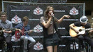 Demi Lovato  Live at Glendale Galleria  in LA for Cambio in HD 01738