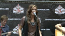 Demi Lovato  Live at Glendale Galleria  in LA for Cambio in HD 01987