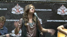 Demi Lovato  Live at Glendale Galleria  in LA for Cambio in HD 02014