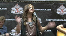 Demi Lovato  Live at Glendale Galleria  in LA for Cambio in HD 02015