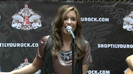 Demi Lovato  Live at Glendale Galleria  in LA for Cambio in HD 02759