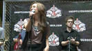 Demi Lovato  Live at Glendale Galleria  in LA for Cambio in HD 03041