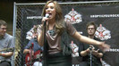 Demi Lovato  Live at Glendale Galleria  in LA for Cambio in HD 03064