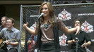 Demi Lovato  Live at Glendale Galleria  in LA for Cambio in HD 03114