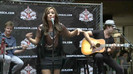 Demi Lovato  Live at Glendale Galleria  in LA for Cambio in HD 03695