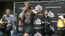 Demi Lovato  Live at Glendale Galleria  in LA for Cambio in HD 04034