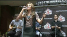 Demi Lovato  Live at Glendale Galleria  in LA for Cambio in HD 04109