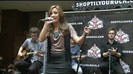 Demi Lovato  Live at Glendale Galleria  in LA for Cambio in HD 04141
