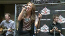 Demi Lovato  Live at Glendale Galleria  in LA for Cambio in HD 04432