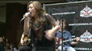 Demi Lovato  Live at Glendale Galleria  in LA for Cambio in HD 04780