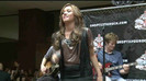 Demi Lovato  Live at Glendale Galleria  in LA for Cambio in HD 04852