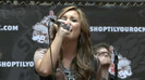 Demi Lovato  Live at Glendale Galleria  in LA for Cambio in HD 05150