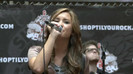 Demi Lovato  Live at Glendale Galleria  in LA for Cambio in HD 05153