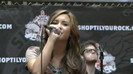 Demi Lovato  Live at Glendale Galleria  in LA for Cambio in HD 05156