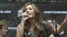 Demi Lovato  Live at Glendale Galleria  in LA for Cambio in HD 05204