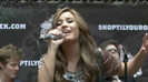 Demi Lovato  Live at Glendale Galleria  in LA for Cambio in HD 05206