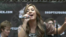 Demi Lovato  Live at Glendale Galleria  in LA for Cambio in HD 05208