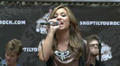 Demi Lovato  Live at Glendale Galleria  in LA for Cambio in HD 05265