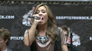 Demi Lovato  Live at Glendale Galleria  in LA for Cambio in HD 05277