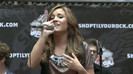 Demi Lovato  Live at Glendale Galleria  in LA for Cambio in HD 05283