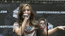 Demi Lovato  Live at Glendale Galleria  in LA for Cambio in HD 05467