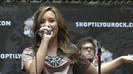 Demi Lovato  Live at Glendale Galleria  in LA for Cambio in HD 05502