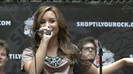 Demi Lovato  Live at Glendale Galleria  in LA for Cambio in HD 05513