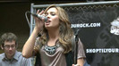 Demi Lovato  Live at Glendale Galleria  in LA for Cambio in HD 05862