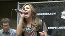 Demi Lovato  Live at Glendale Galleria  in LA for Cambio in HD 05883