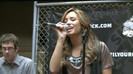Demi Lovato  Live at Glendale Galleria  in LA for Cambio in HD 05900