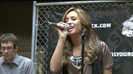 Demi Lovato  Live at Glendale Galleria  in LA for Cambio in HD 05901