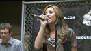 Demi Lovato  Live at Glendale Galleria  in LA for Cambio in HD 05902