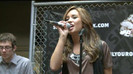Demi Lovato  Live at Glendale Galleria  in LA for Cambio in HD 05904