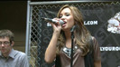 Demi Lovato  Live at Glendale Galleria  in LA for Cambio in HD 05905