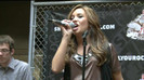 Demi Lovato  Live at Glendale Galleria  in LA for Cambio in HD 05907