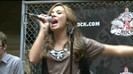 Demi Lovato  Live at Glendale Galleria  in LA for Cambio in HD 05918