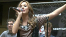 Demi Lovato  Live at Glendale Galleria  in LA for Cambio in HD 05941